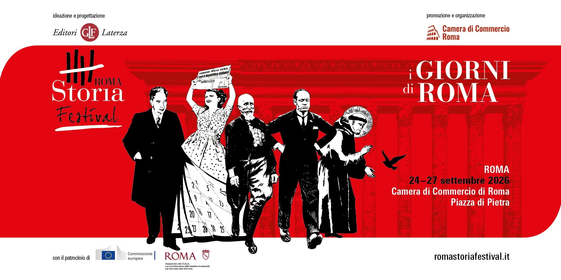Immagine di copertina per Roma Storia festival 2026 - I giorni di Roma